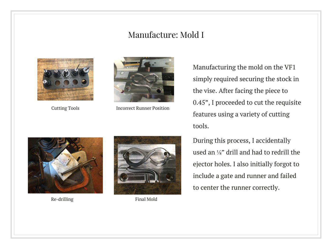 ME 325 injection-molding portfolio, page 16