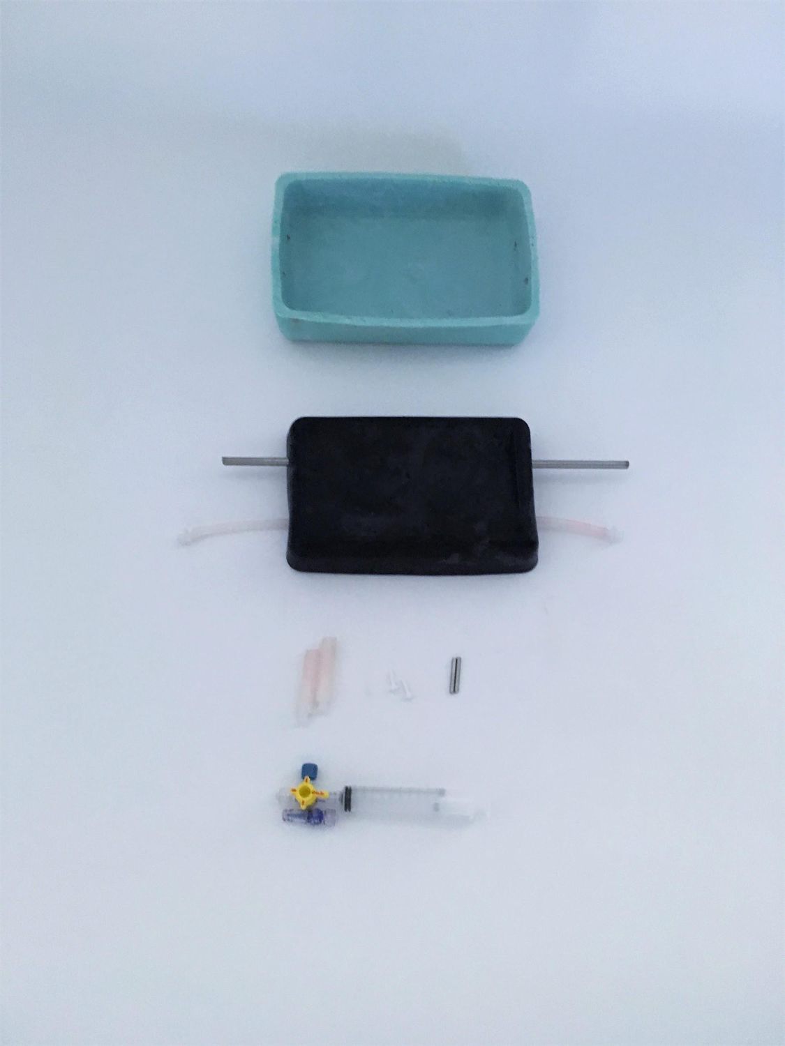 Silicone-shelled ultrasound phantom