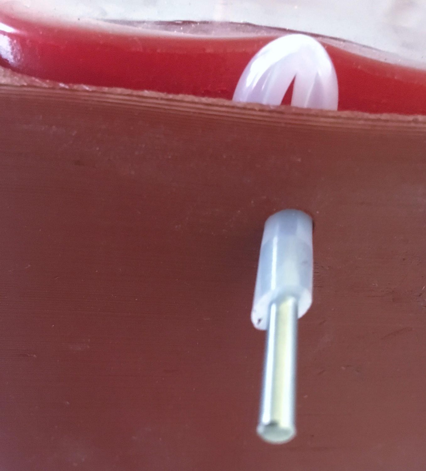 Silicone-shelled ultrasound phantom