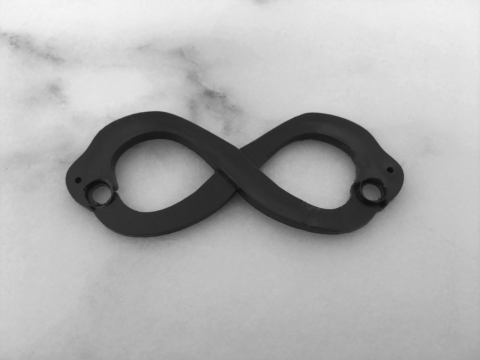 Molded ouroboros snake