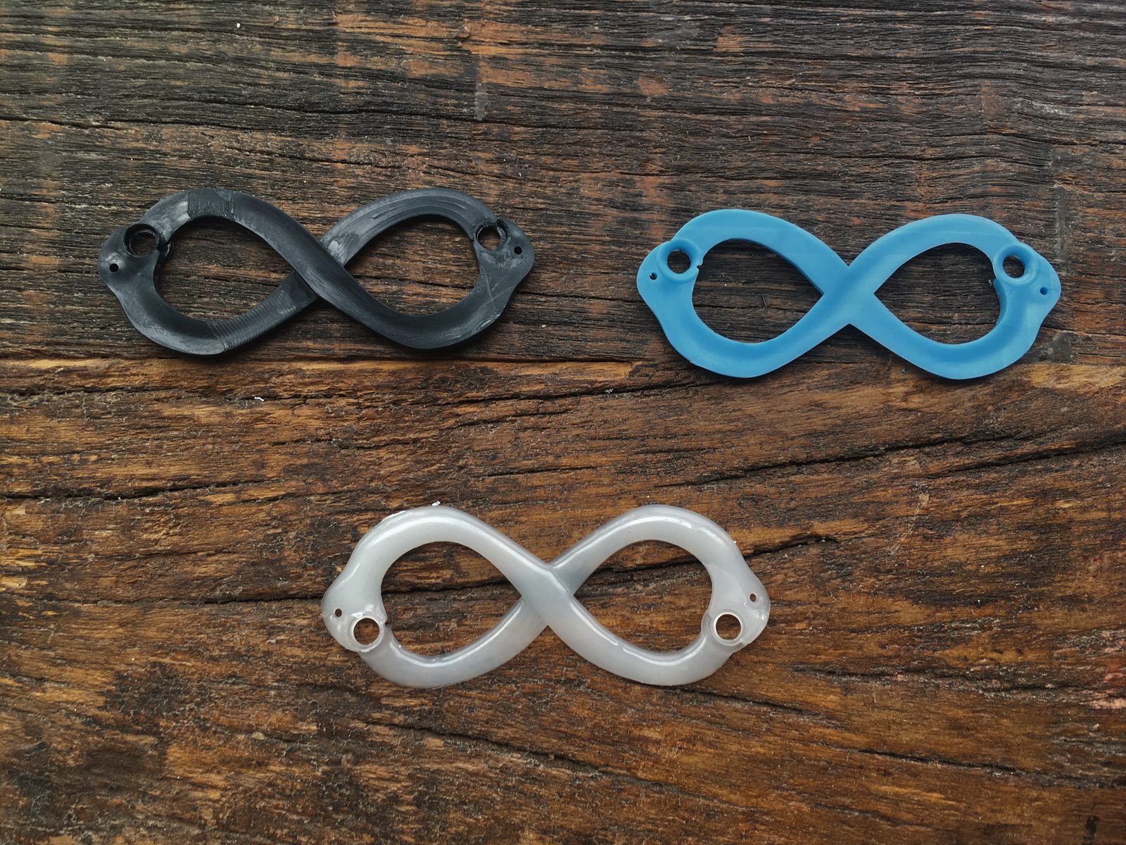 Ouroboros snake in three molded stages
